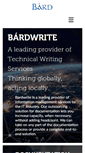 Mobile Screenshot of bardwrite.com